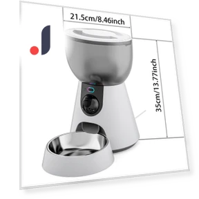 Automatic Pet Food Dispenser with Video Camera — Feeders, Good Household Items