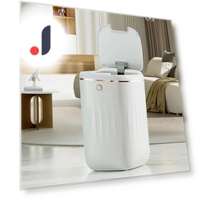 Automatic Waterproof Trash Can — Waste Baskets, Simple and warm
