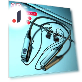 Bluetooth Neckband Headphones with Noise Cancellation — In-Ear Headphones, SmartGears