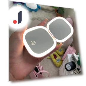 Compact LED Foldable Makeup Mirror — Compact & Travel, AE Selection