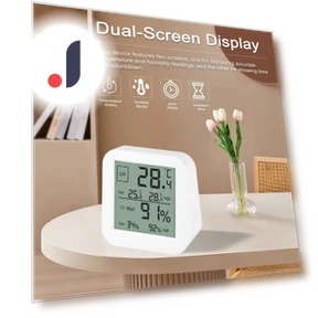 Digital Hygro-Thermometer with Touchscreen — Home Climate Control, IKEA Supermarket