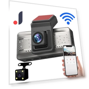 Dual Lens Car Dash Cam — Dashboard Cameras, JOHO