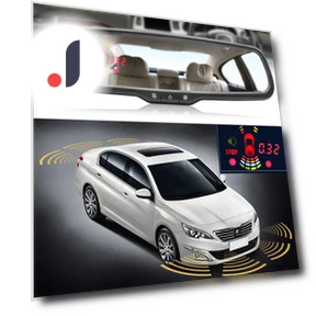 Electronic Anti-Glare Auto-Dimming Rearview Mirror with Parking Monitor — Interior Mirrors, JOHO - CarGear