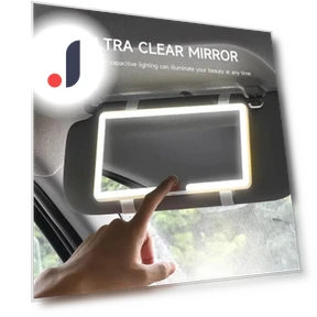 HD LED Car Mirror with Touch Screen — Interior Mirrors, A Surname Home