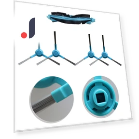 High-performance central brush and side brushes — Accessories, Robot Sweeping Accessories
