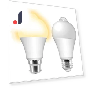LED Motion Sensor Light Bulb — LED, Rainbow Rain