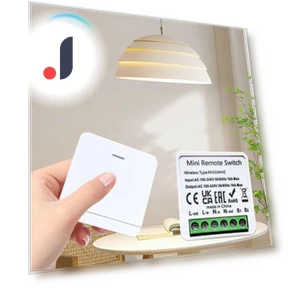 Mini Smart Switch LED Light Switch — Ceiling Fan Wall Controls, Cozy Cottage-Relax