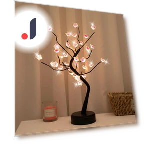 Night Light in the Form of a Desktop Tree — Night Lights, Stone Home