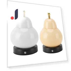 Pear-shaped Table Lamp with Touch Control — Desk & Table Lighting, FireZY