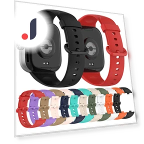 Silicone Replacement Strap for Smartwatches — Fitness Bands, Build My Home