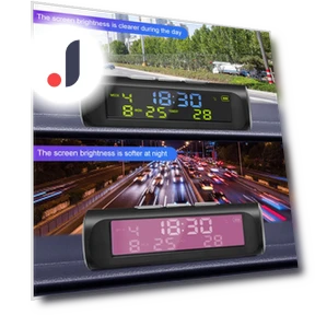 Smart Digital Car USB Solar Charger with LED Display — Car Accessories & Gadgets, 888 Auto Parts Town