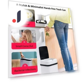 Smart Induction Trash Can — Kitchen Cans, GYROBALL