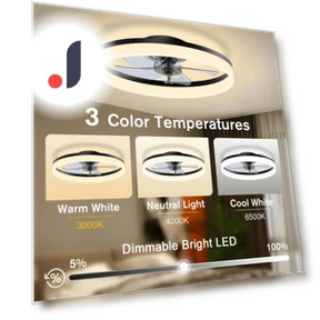 Smart LED Ceiling Fan with Remote Control — Ceiling Fans, Home Of Auto Parts