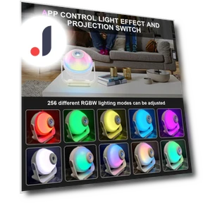 Smart LED Starry Sky Projector Night Light — Night Lights, Rainbow Rain