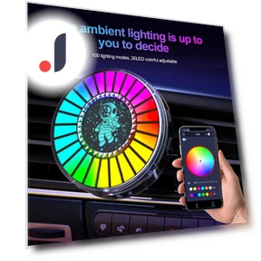 Smart LED Symphony Sound Control Pickup Light RGB Music Rhythm Ambient Lamp — LED, A Surname Home