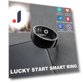 Smart Ring with Charging Case — Smart Rings, Lucky Start Smart watch