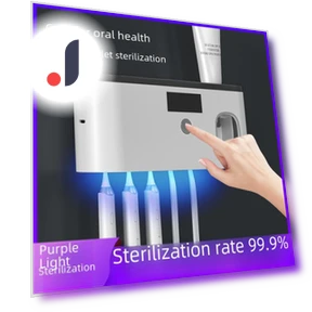 Smart Wall-Mounted Toothbrush Holder with UV Disinfection — Toothbrush Holders, Perfect choice for your home