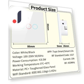 Smart WiFi Switch — Dimmer Switches, Tuya