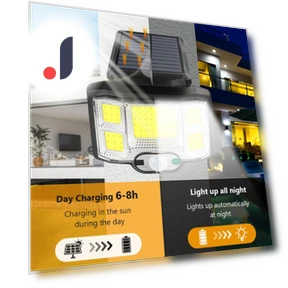 Solar LED Light Outdoor Motion Sensor — Outdoor Security & Flood Lighting, Home Of Auto Parts