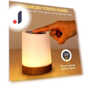 Touch LED Desk Lamp — Desk & Table Lighting, Cozy Cottage-Relax