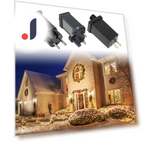 Waterproof IP44 Low Voltage LED Driver Controller — Garden Illumination, Wit angel