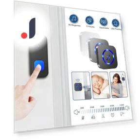 Wireless Waterproof Smart Doorbell — Push Buttons, coaao