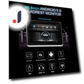 10.1" 4K Car Multimedia Headrest Monitor — In-Car Entertainment Systems, JOHO