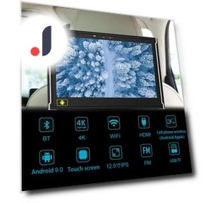 12.5-inch WIFI Android Headrest Display — Stereo Receivers, JOHO - CarGear