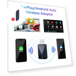 2-in-1 CarPlay Dongle Android Auto Adapter — Stereo Receivers, Acodo