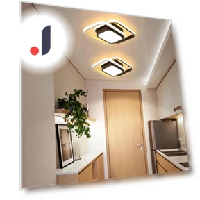 Acrylic LED Square Ceiling Light — Overhead Lighting, Comfort Homeware