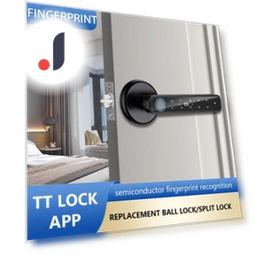 Biometric Door Lock with Fingerprint Scanner — Biometric Security, Optimized General