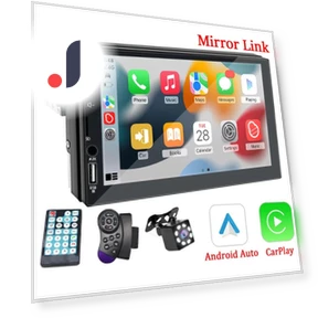Car Multimedia Player with Carplay and Android Auto — Stereo Receivers, JOHO - CarGear