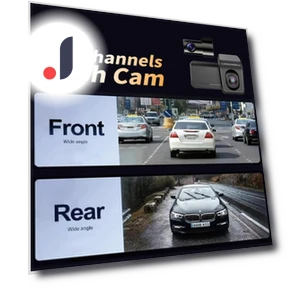 Dual Lens 3.2-inch 2K Dash Cam with WiFi App Connectivity — Dashboard Cameras, JOHO