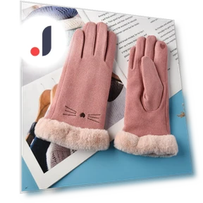 Furry Touchscreen Gloves — Gloves, Female s