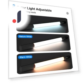 Inductive Wall Light with Digital Display — Book Lights, Comfort Homeware