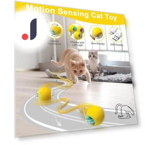 Interactive Rolling Ball Toy for Cats — Cat Playthings, Talos home Garden