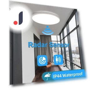 LED Ceiling Light with Radar Sensor — Garden Illumination, Build My Home