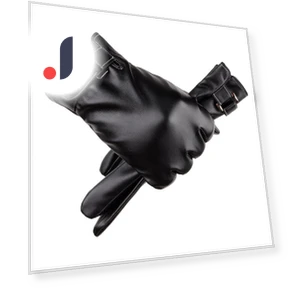 Men's Leather Touchscreen Gloves — Gloves & Mittens, Female s