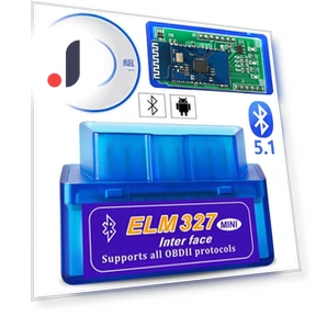 Mini Bluetooth OBD2 Car Scanner — Code Readers & Scan Tools, JOHO - CarGear