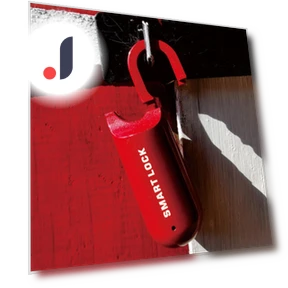 Mini Fingerprint Scanner Lock — Luggage Locks, Wit angel