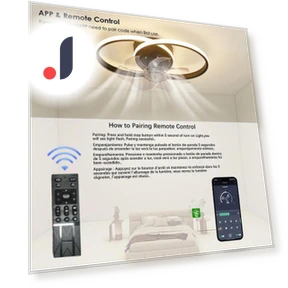 Modern Smart Ceiling Fan with Light — Ceiling Fans & Accessories, Comfort Homeware