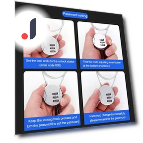 Motorcycle Helmet Lock — Luggage Locks, JOHO