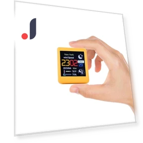 Portable Small Smart Wifi Weather Station Display — Barometers, Homedepot