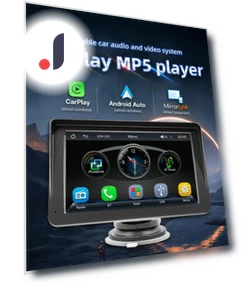 Portable Touchscreen Multimedia Video Player — Stereo Receivers, JOHO - CarGear