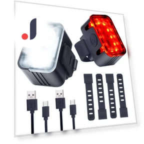 Rechargeable Bike Light Set — Bike Headlights, SOLT