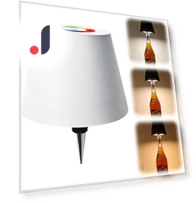 Rechargeable Wireless Bottle Lamp — Lighting, Happy Home Mall
