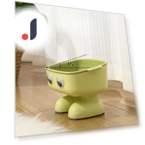 Robot with Big Eyes, Neck Protection, Cat Bowl — Feeding Supplies, Home Textile Home Decoration