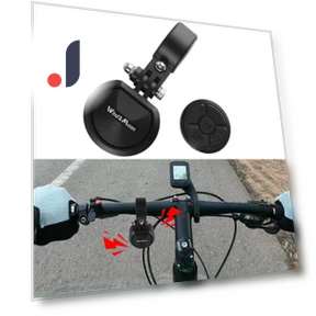 Smart Anti-Theft Lock Mini Mountain Bike Universal Electric Horn — Rack Locks, AINYSZIN Automotive Parts