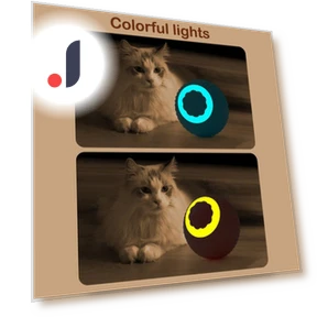 Smart Cat Toy Ball — Cat Playthings, Autumn Orchids