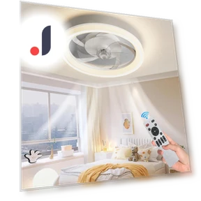 Smart Ceiling Fan With Lights — Ceiling Fans & Accessories, Luminaire Lighting Mall